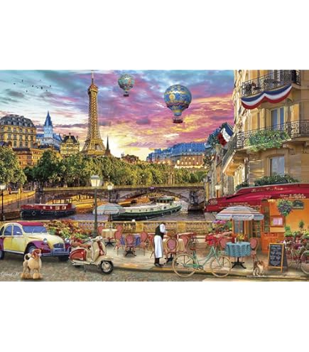 Amazon | 1000ピース ジグソーパズル 昼下がりのパリ (50x75cm